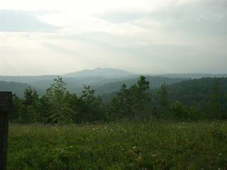 Looking into the Blue Ridge